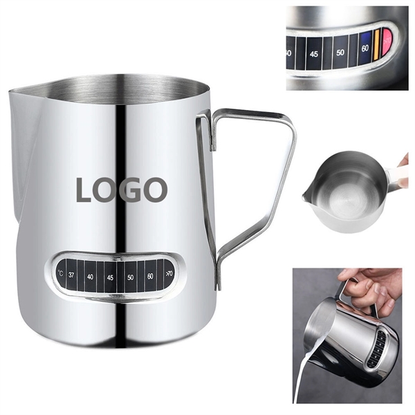 Milk Frothing Pitchers With Temperature Display - Milk Frothing Pitchers With Temperature Display - Image 0 of 5