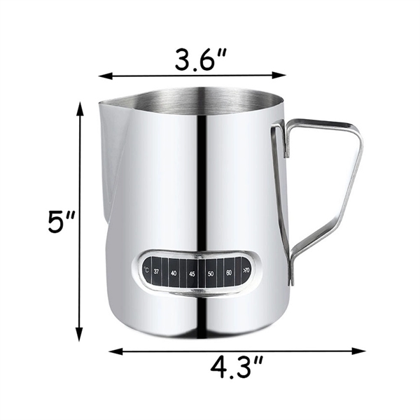 Milk Frothing Pitchers With Temperature Display - Milk Frothing Pitchers With Temperature Display - Image 2 of 5