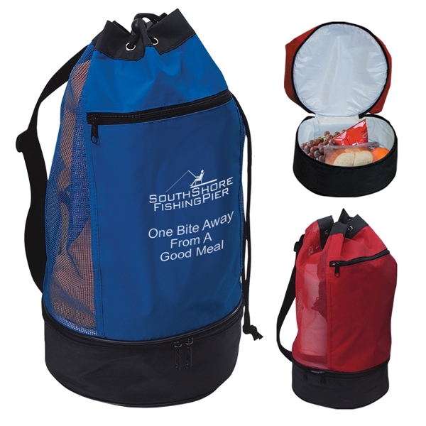 Beach Bag With Kooler Compartment - Beach Bag With Kooler Compartment - Image 0 of 4