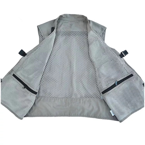 Fishing Photography Vest with Mesh Men's Women's - Fishing Photography Vest with Mesh Men's Women's - Image 2 of 3