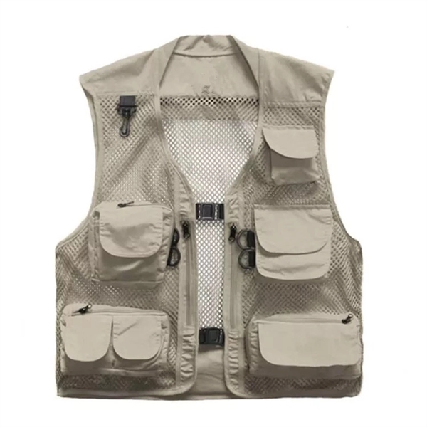 Fishing Photography Vest with Mesh Men's Women's - Fishing Photography Vest with Mesh Men's Women's - Image 0 of 3