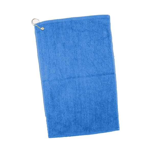 Microfiber Bulk Blank Golf Towels With Grommets and Hooks, 14 x