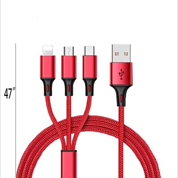 Three-in-one Mobile Phone Charging Cable - Three-in-one Mobile Phone Charging Cable - Image 2 of 2