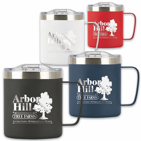 POD Cafe To Go Stainless Mug 12 oz - POD Cafe To Go Stainless Mug 12 oz - Image 0 of 3