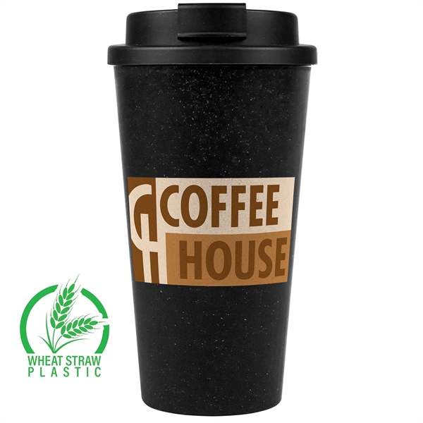 17oz. Eco-Friendly Wheat Straw Coffee Mug - 17oz. Eco-Friendly Wheat Straw Coffee Mug - Image 3 of 3