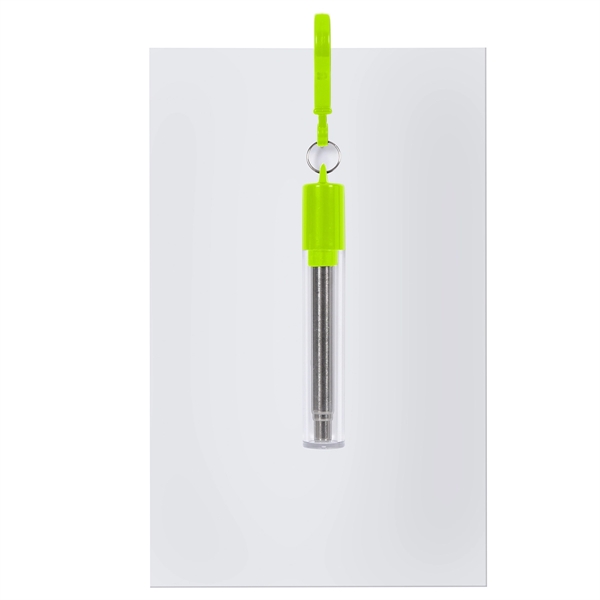 Greeting Card With Collapsible Stainless Steel Straw Kit - Greeting Card With Collapsible Stainless Steel Straw Kit - Image 5 of 8
