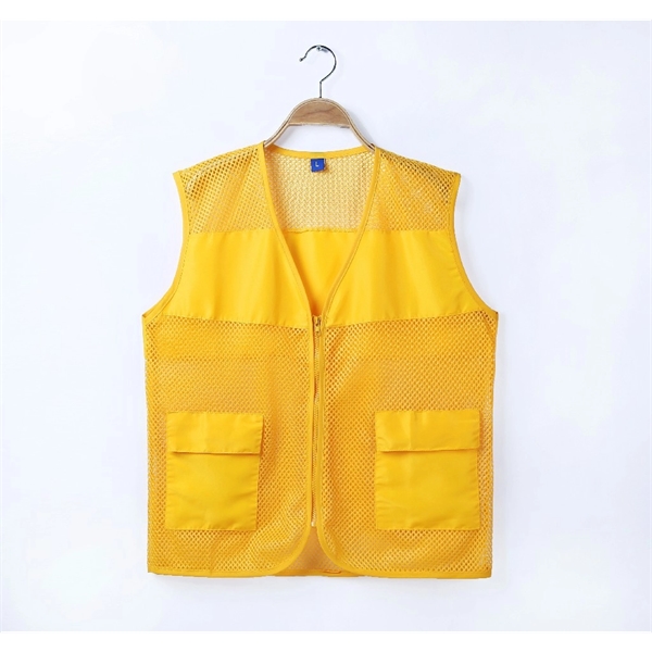 Men's Mesh Photography Work Multi-Pockets Outdoors Vest - Men's Mesh Photography Work Multi-Pockets Outdoors Vest - Image 2 of 3