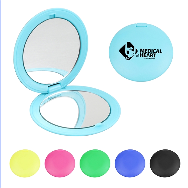 Round Folding Compact Mirror - Round Folding Compact Mirror - Image 0 of 0