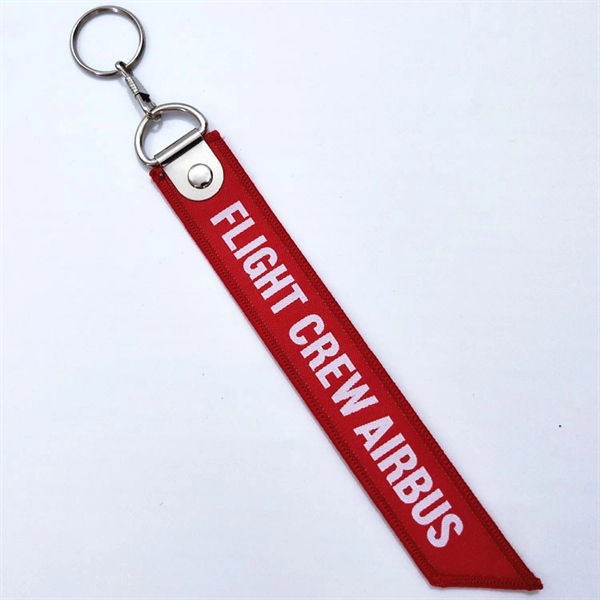 Custom Bevel Edge Woven Key Tag - Custom Bevel Edge Woven Key Tag - Image 0 of 2