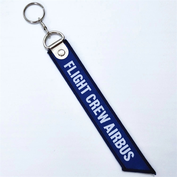 Custom Bevel Edge Woven Key Tag - Custom Bevel Edge Woven Key Tag - Image 2 of 2
