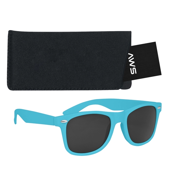 Aws Velvet Touch Malibu Sunglasses With Pouch & Hang Tag - Aws Velvet Touch Malibu Sunglasses With Pouch & Hang Tag - Image 5 of 26