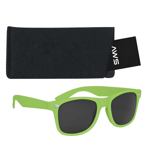 Aws Velvet Touch Malibu Sunglasses With Pouch & Hang Tag - Aws Velvet Touch Malibu Sunglasses With Pouch & Hang Tag - Image 9 of 26