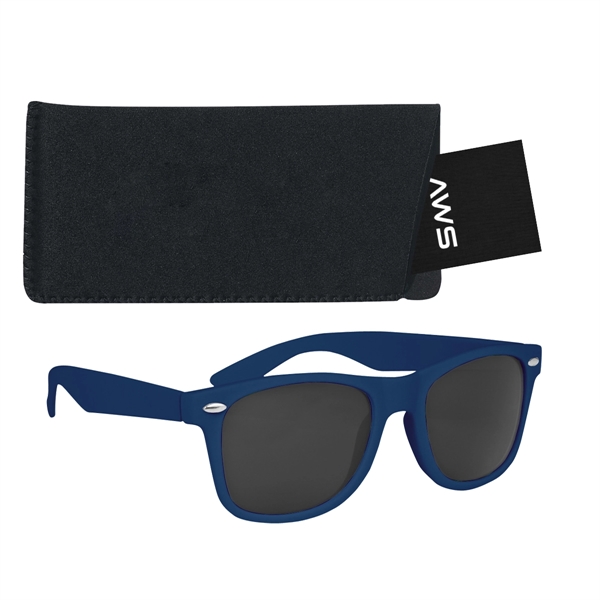 Aws Velvet Touch Malibu Sunglasses With Pouch & Hang Tag - Aws Velvet Touch Malibu Sunglasses With Pouch & Hang Tag - Image 11 of 26