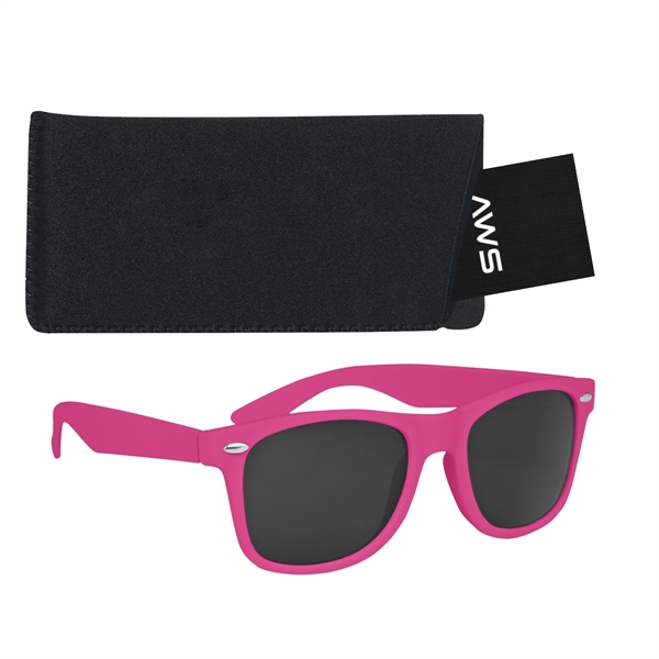 Aws Velvet Touch Malibu Sunglasses With Pouch & Hang Tag - Aws Velvet Touch Malibu Sunglasses With Pouch & Hang Tag - Image 15 of 26