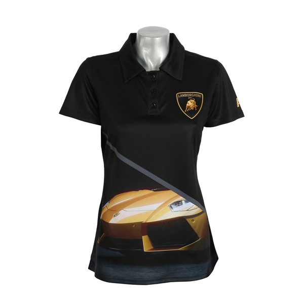 Ladies Short Sleeve 3 Button Polo Shirt - Ladies Short Sleeve 3 Button Polo Shirt - Image 0 of 1