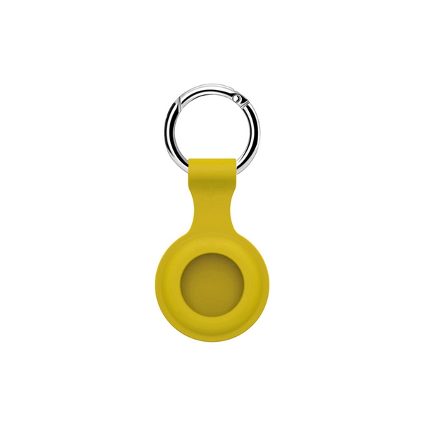 Silicone Air-Tag Holder w/ Keyring Custom Luggage Tag - Silicone Air-Tag Holder w/ Keyring Custom Luggage Tag - Image 3 of 11