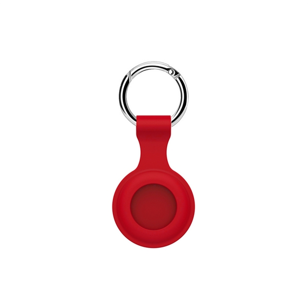 Silicone Air-Tag Holder w/ Keyring Custom Luggage Tag - Silicone Air-Tag Holder w/ Keyring Custom Luggage Tag - Image 4 of 11