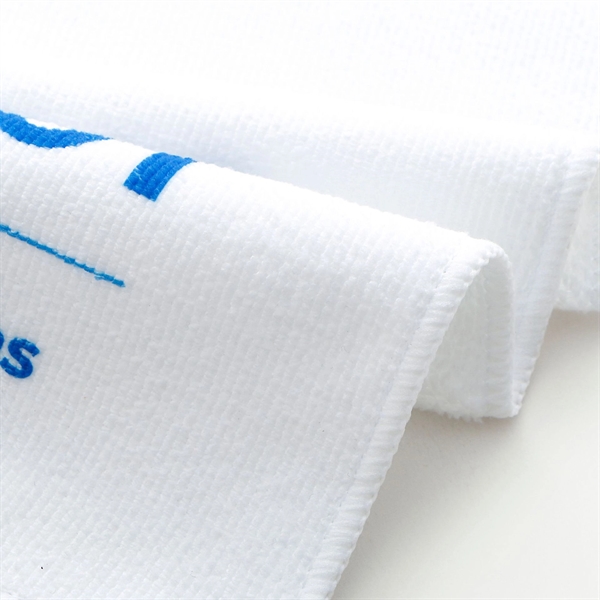 Microfiber Golf Towel with Hook 12" x 12" - Microfiber Golf Towel with Hook 12" x 12" - Image 2 of 2