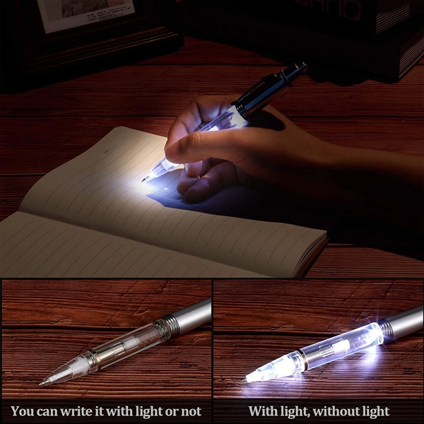 LED Flashlight Writing Ballpoint Pens - LED Flashlight Writing Ballpoint Pens - Image 2 of 2