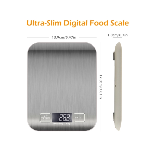 Digital Food Kitchen Scale - Digital Food Kitchen Scale - Image 2 of 4