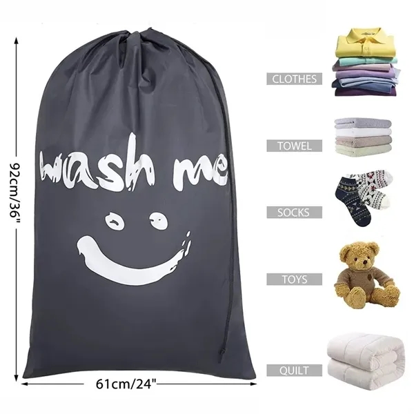 Smile Shape Nylon Laundry Bag - Smile Shape Nylon Laundry Bag - Image 1 of 4