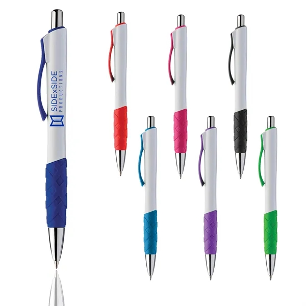 Plastic retractable ballpoint pen - Plastic retractable ballpoint pen - Image 0 of 7