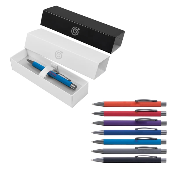 Custom Full-Color Bowie Softy Pens in Elegant Gift Box - Custom Full-Color Bowie Softy Pens in Elegant Gift Box - Image 0 of 10