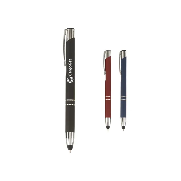 Tres-Chic Softy Stylus - Laser Engraved - Metal Pen - Tres-Chic Softy Stylus - Laser Engraved - Metal Pen - Image 0 of 3