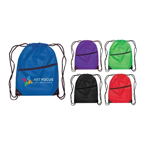 Full Color Drawstring Backpack - Full Color Drawstring Backpack - Image 0 of 5