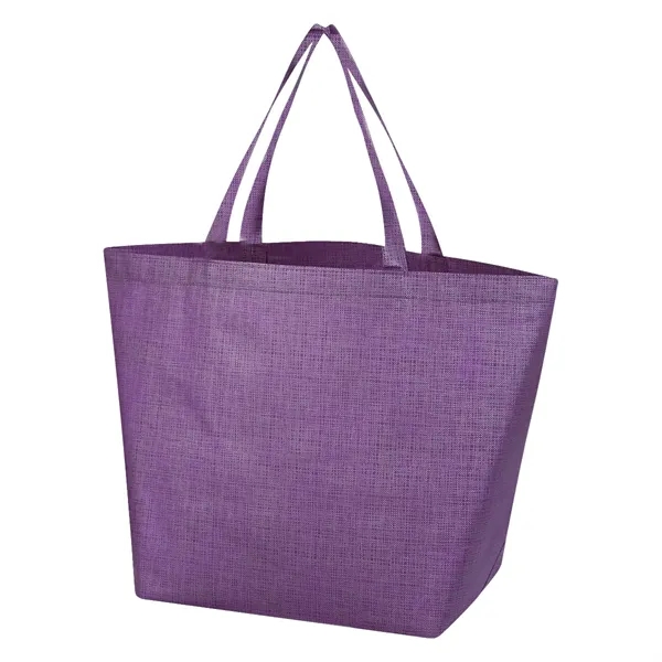 Crosshatch Non-Woven Tote Bag - Crosshatch Non-Woven Tote Bag - Image 9 of 18