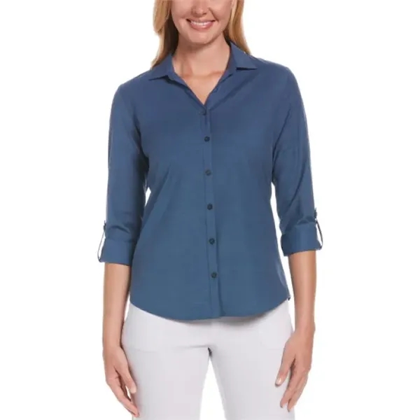 Ladies' Heathered Woven Shirt - Ladies' Heathered Woven Shirt - Image 0 of 11