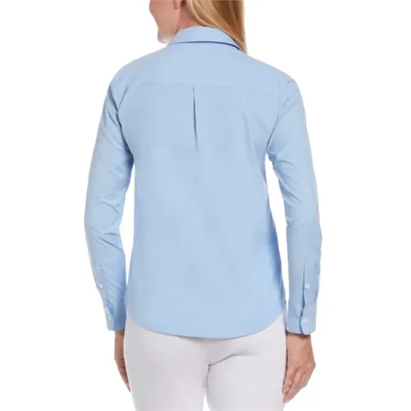 Ladies' Heathered Woven Shirt - Ladies' Heathered Woven Shirt - Image 6 of 11