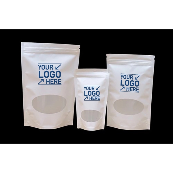 Zipper Pouch Bag with Oval Window 4" x 2 3/8" x 6" - Zipper Pouch Bag with Oval Window 4" x 2 3/8" x 6" - Image 1 of 2