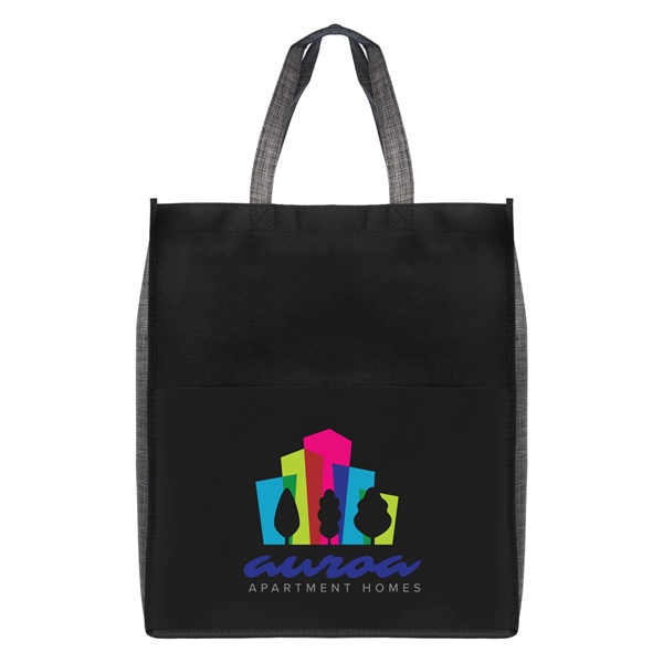 Rome - Non-Woven Tote Bag with 210D Pocket - ColorJet - Rome - Non-Woven Tote Bag with 210D Pocket - ColorJet - Image 3 of 4