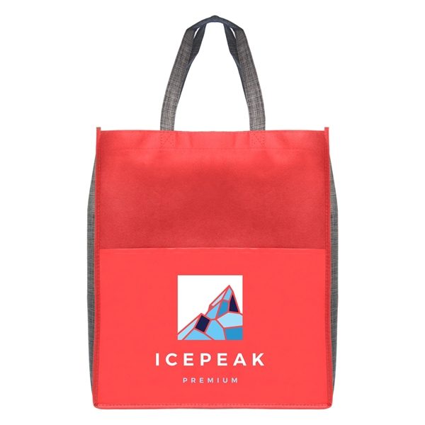 Rome - Non-Woven Tote Bag with 210D Pocket - ColorJet - Rome - Non-Woven Tote Bag with 210D Pocket - ColorJet - Image 4 of 4