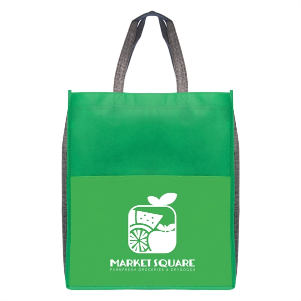 Rome - Non-Woven Tote Bag with 210D Pocket - Silkscreen - Rome - Non-Woven Tote Bag with 210D Pocket - Silkscreen - Image 3 of 4