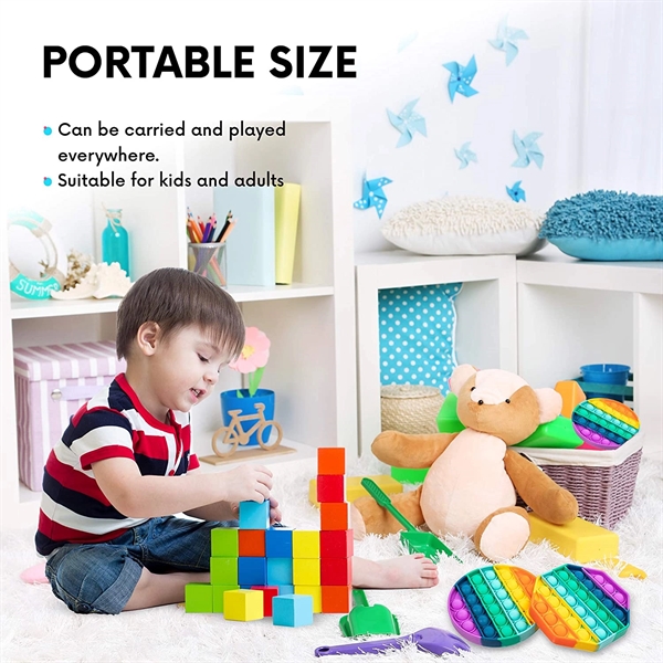 Pop It Fidget Toy - Circle Full color - Pop It Fidget Toy - Circle Full color - Image 6 of 17