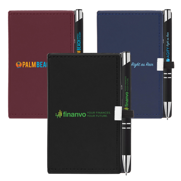 Note Caddy & Tres-Chic Pen Gift Set - ColorJet - Note Caddy & Tres-Chic Pen Gift Set - ColorJet - Image 0 of 3