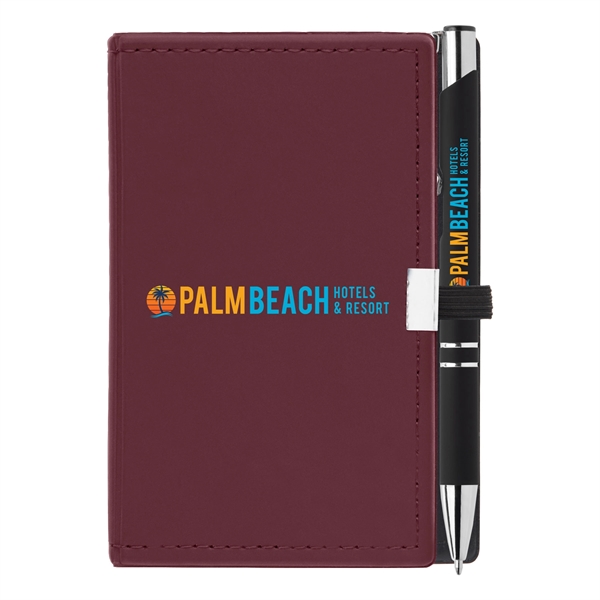 Note Caddy & Tres-Chic Pen Gift Set - ColorJet - Note Caddy & Tres-Chic Pen Gift Set - ColorJet - Image 2 of 3