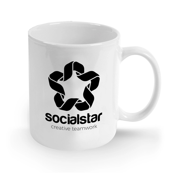 Custom Seattle - 12 oz White Ceramic Mug