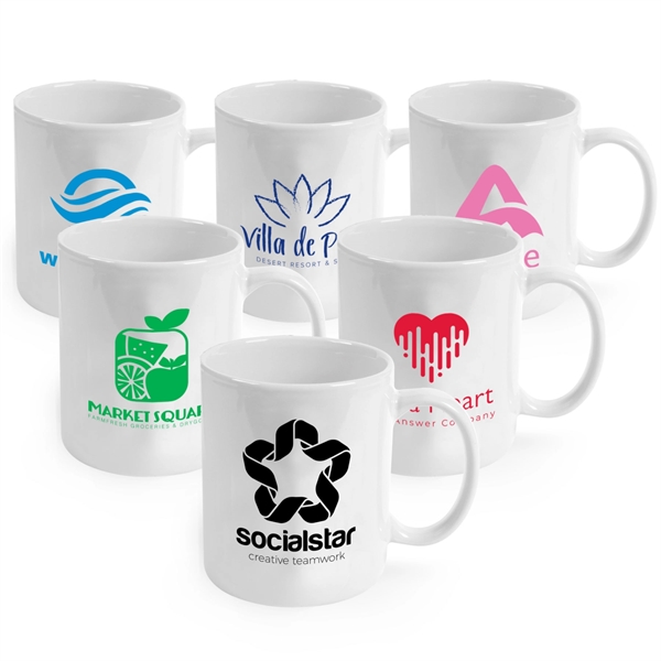 Seattle - 12 oz White Ceramic Mug