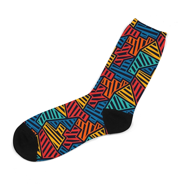 Dress Socks Full Color Sublimated - Dress Socks Full Color Sublimated - Image 2 of 2