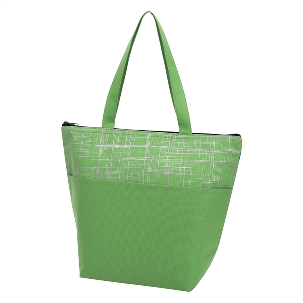 Crosshatch Non-Woven Cooler Bag - Crosshatch Non-Woven Cooler Bag - Image 11 of 13