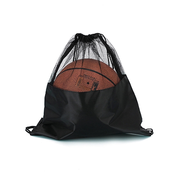 Basketball Sports Drawstring Bag - Basketball Sports Drawstring Bag - Image 2 of 2