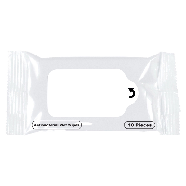 Custom Antibacterial Wet Wipe Packet