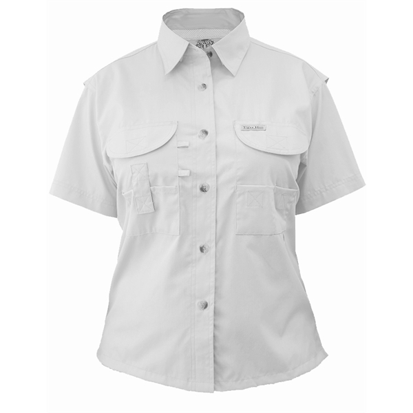 Ladies' Short Sleeve Fishing Shirt - Ladies' Short Sleeve Fishing Shirt - Image 1 of 2