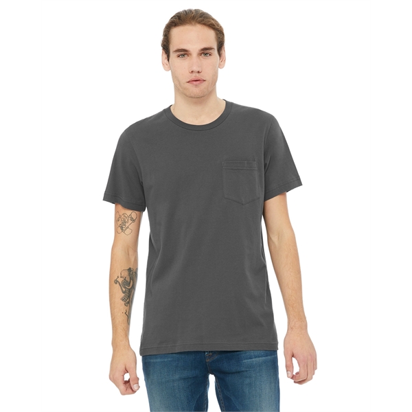 Bella + Canvas Men's Jersey Short-Sleeve Pocket T-Shirt - Bella + Canvas Men's Jersey Short-Sleeve Pocket T-Shirt - Image 9 of 96