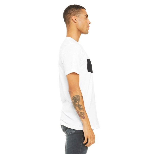 Bella + Canvas Men's Jersey Short-Sleeve Pocket T-Shirt - Bella + Canvas Men's Jersey Short-Sleeve Pocket T-Shirt - Image 51 of 96