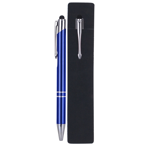 Metal Stylus Pen with PE-Pouch - Metal Stylus Pen with PE-Pouch - Image 1 of 9