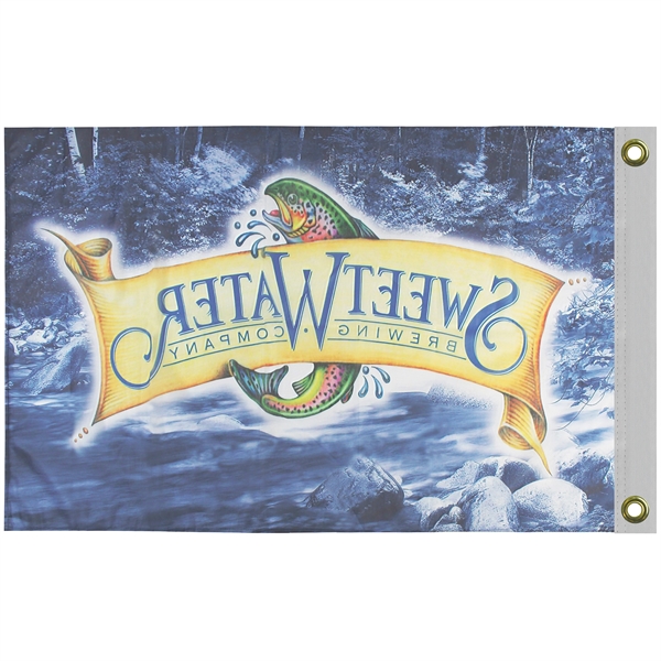 2' x 3' Digitally Printed Single Reverse Knit Poly Flag - 2' x 3' Digitally Printed Single Reverse Knit Poly Flag - Image 3 of 7